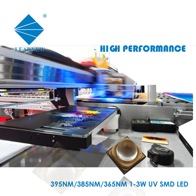 3838 3535 chip 365nm 405nm 395nm 1-3W 3.4-3.8V di UVA LED SMD per il modulo di trattamento UV