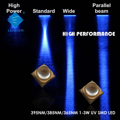 PANNOCCHIA ultravioletta UV LED del chip 365nm 700mA dello SGS 3W LED