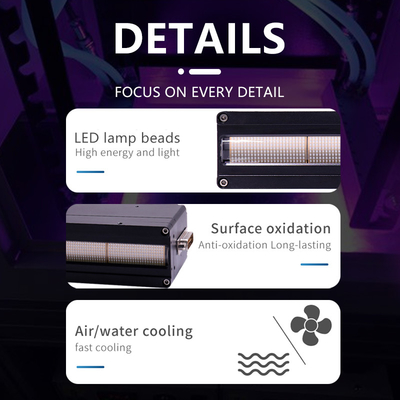 LED UV personalizzabile che cura sistema per l'etichettatrice di Flexo