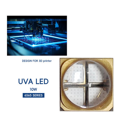 2025 Nuovo Pranzo Professionale Alta Potenza UVA LED 10W SMD6868 365nm 385nm 395nm 6.0-7.0V Luce UV LED per Crescita Piante e Polimerizzazione UV