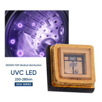 Chip LED ad alta potenza UVC 3535 1W 5-7V 250nm 260nm 270nm 280nm Lampada a diodo per la cura