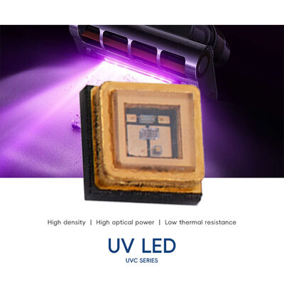 3W UVC 3535 Package 265nm SMD High Performance SMD 500mA  UVC LED Diode High Efficiency  110mW 275nm Water Air Purifications