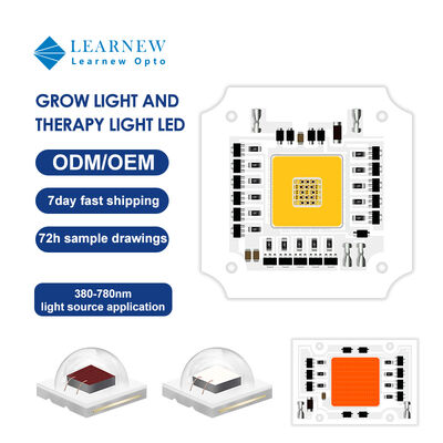 100w 7070 COB LED a bassa resistenza termica per la crescita delle piante
