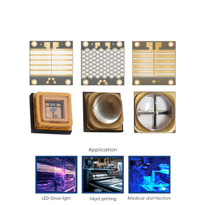 Fotometro abbronzante medico serie 3838 che polimerizza e riveste i chip LED COB UVB fotosensibili 340nm 350nm personalizzati serie 1w