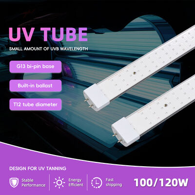 Lampada UV professionale per abbronzatura 100W-120W 1.8M 1.9M 2.0M Certificata CE Tubo UV 365Nm per lettini abbronzanti