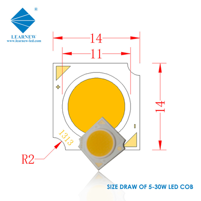 Chip a LED della serie 1414 COB 3W 5W 9W 15W 2700K 6500K 120-140lm/W R11mm