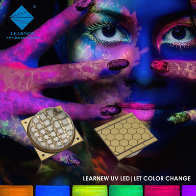 1616 UVA LED Chips Alta efficienza 100w 48-54v 365nm 385nm 395nm 60-90deg Per stampante 3D