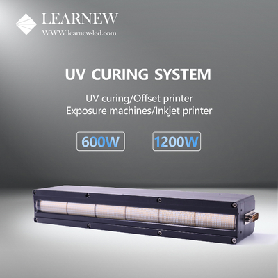 1200W 395nm LED UV che curano sistema con l'angolo di vista 120° & 0-1200W che attenua metodo di controllo per la stampante 3D/Offset/Inkjet