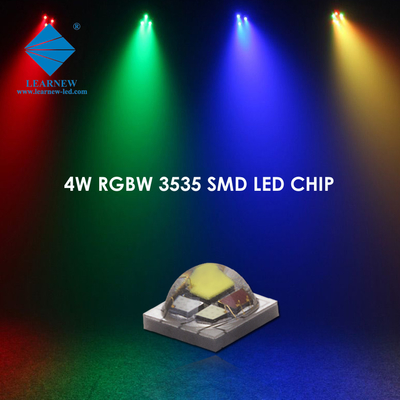 4W High Power SMD3535 RGBW 350mA 620-630nm 520-530nm 460-470nm 3000K Con luci da palco