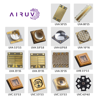 3D stampante 3535 3838 6868 chip UV 365nm 385nm di UVA 10W 50W 100W 200W 300W LED
