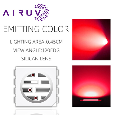 Wholesale SMD5050UYFIR SERIES 0,5w LED Chip 585-595nm 840-850nm 80-100mW per telecamere e stampa 3D Con campione gratuito