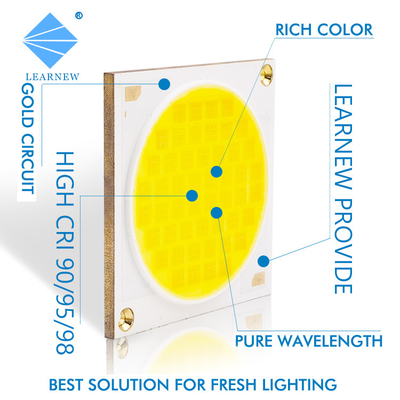 Super-Aluminio Flip COB LED Chips 1500-2000W 2700-6500K 45-50V per luci da pesca