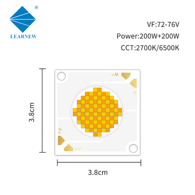200W 200W COB LED Chip CRI95 Bicolore COB LED con doppia attenuazione CCT 2700K 6500K