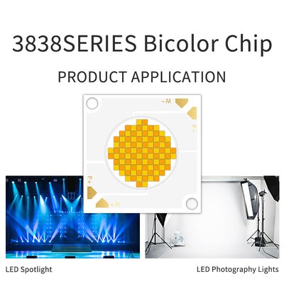 200W 200W COB LED Chip CRI95 Bicolore COB LED con doppia attenuazione CCT 2700K 6500K