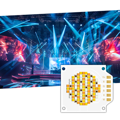250W VF 24-26V Dimmabile 5 colori RGBCW COB LED Chip con alto CRI 90RA per l'illuminazione sul palco
