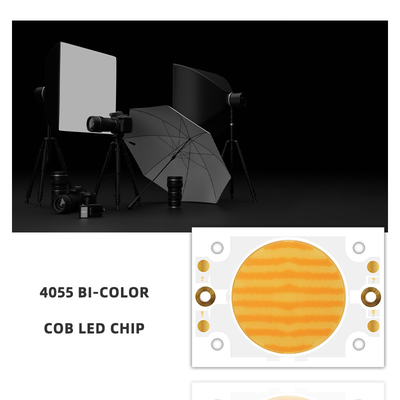 200w 200w Dual Color Cob Led Chip 4055 per luce fotografica ad alta potenza dimmabile