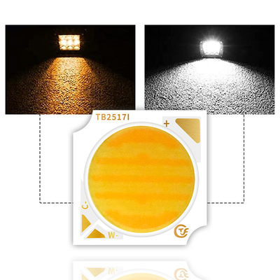 18W 25W doppio colore COB LED Chip 2800k 6500k 1919 LED COB lampada fotografica regolabile