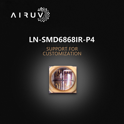 5-8W 6868 IR LED Chip 730nm 840nm 940nm per la stampa 3D Design personalizzato