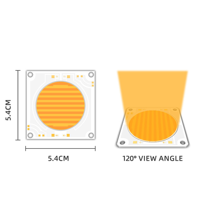 5454 Dimmabile 200w 150w Cob Led Chip Dual Color Temperatura 2700k 6500k 51-53v 57-60v