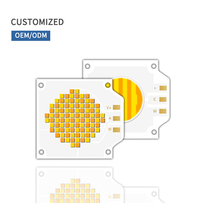 3838 SERIE Bi Color LED Chip 50W+50W 200W+200W Chip ad alta potenza 2700K 6500K Per la luce fotografica