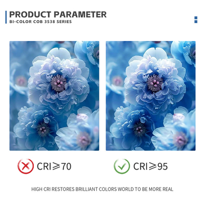 3838 SERIE Bi Color LED Chip 50W+50W 200W+200W Chip ad alta potenza 2700K 6500K Per la luce fotografica