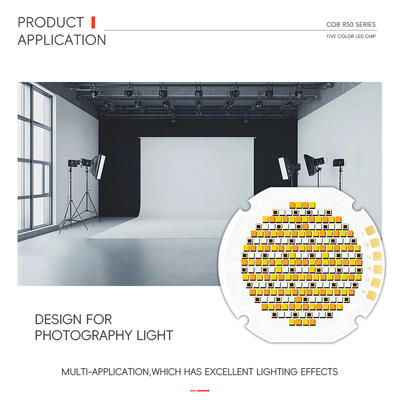 Chip in ceramica SMD Led R50 personalizzato 2700K 6500K 300W-70W Angolo speciale 30 60 90 120 gradi IF 1-4A VF 42-46V