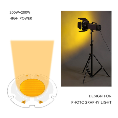 chip bi colorato ad alta potenza 200W 6060 led cob chip per luce fotografica