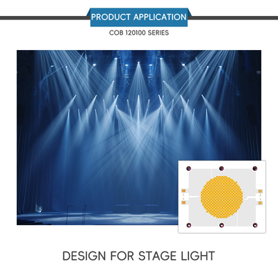 Chip LED ad alta efficienza 120100 Dimensione 2700k 6500k 1200w Flip Chip COB Lampada a LED Perla per luce fotografica