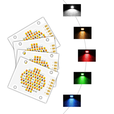 RGBWC Five Color 180W High CRI 95 LED COB Chip 40X50MM LED Chip per luci da palco / flash / luci fotografiche