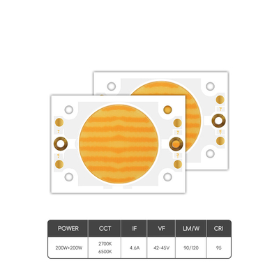 LED COB Chip 200W VF 45V LED perline fai da te Spettro completo personalizzabile