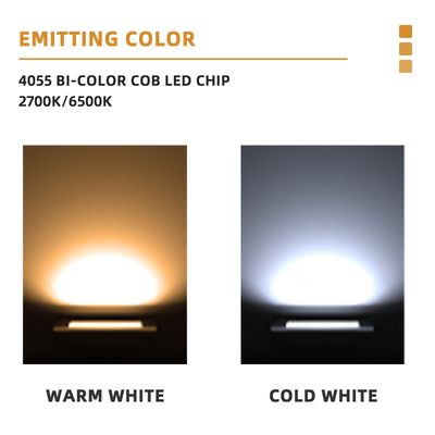 2700k 6500k Efficienza di altezza 200w 4055 White SMD LED Chip Caldo emissioni bianche Alta luminosità