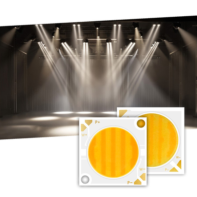 2424 Bicolore COB LED CCT 2700k a 6500k Alta CRI95 COB LED Chip riflettore forma R21mm 40W+40W 100-110lm/w 1.1A 36-38V luci COB