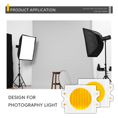 Chip LED ad alta potenza 4055 LED 100W Chip doppio CCT 200W 200W Bi Color 2700K 6500K LED COB 45V per fotografia Luce video