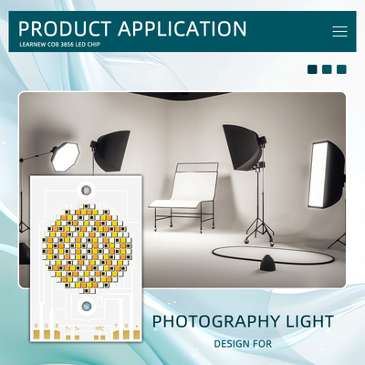 COB 3856 300w CCT 620nm/460nm/520nm/2700K /6500K Colore COB LED Chip Lampada perline Diodi per lampada fotografica