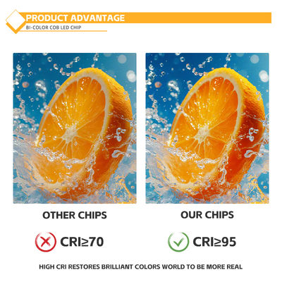 Chip COB in alluminio personalizzato 2424 in bianco, blu, rosso e verde, alta luminosità, fabbrica cinese