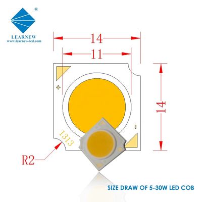 Chip LED COB Serie 1414 1919 da 3W-30W ad alta resa cromatica (CRI) 80-98 per illuminazione commerciale