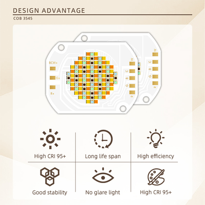 Chip LED 3545 350W RGBCW 45-48V COB ad alta luminosità