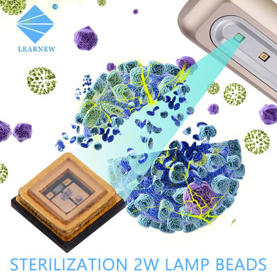 Chip LED UVC da 270 nm, 265 nm, 275 nm certificato CE con lente in vetro al quarzo per purificatore d'acqua