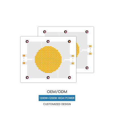 Chip LED COB ad alta efficienza con 10000 ore di funzionamento, angolo di visione 120° e materiale Algainp per luci da palcoscenico e fotografia