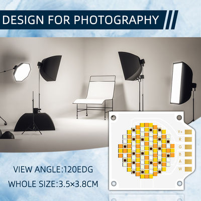 Chip LED COB RGBWW 3538 di alta qualità con 2 anni di garanzia, tensione di ingresso 24-26V e 10000 ore di funzionamento per luci da palcoscenico a LED