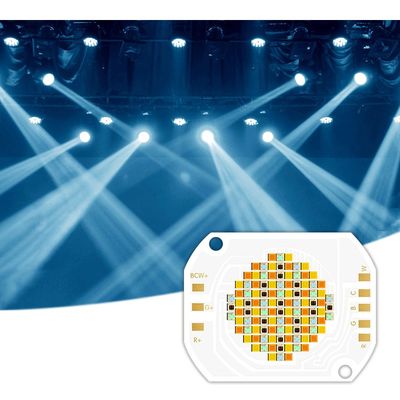 Chip LED COB RGBWW 5 in 1 colore da 350W con tensione di ingresso 45-48V e angolo di visione di 120° per illuminazione fotografica