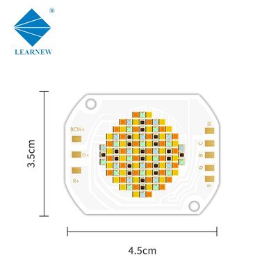 Chip LED COB RGBWW 5 in 1 colore da 350W con tensione di ingresso 45-48V e angolo di visione di 120° per illuminazione fotografica