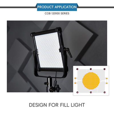 Chip COB LED Bi-Calor professionale 1200W+1200W 70-100lm/w 120*100mm con 2 anni di garanzia per luce fotografica