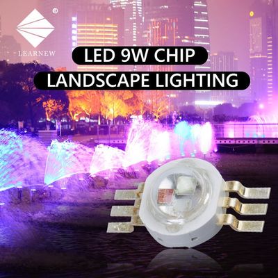 Chip LED ad alta potenza personalizzabile da 1W-3W con angolo di visione di 120° e garanzia di 2 anni per luci da palcoscenico