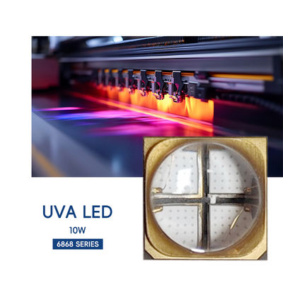 LED UVA all'ingrosso SMD6868 365nm Purple Light 10W LED Chip per la macchina di cura UV Inchiostro di stampa e piante Crescere luce UV Curing