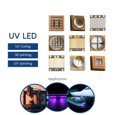 Chip LED UVB industriale 3,5*3,5MM Diodo UV con 2 anni di garanzia e 10000 ore di funzionamento