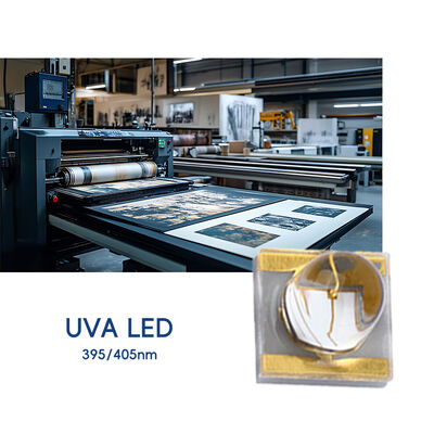 Chip LED UVA SMD3535 ad alta luminosità 3W 395nm 405nm per polimerizzazione UV e sterilizzazione 120 gradi LED UV per uso commerciale e industriale