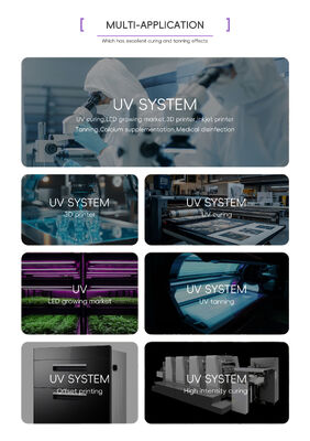 1.5M UV LED Tube 365nm 370nm 100W 120W UV Tube Lamp Medical 1.7M AC Design Abbronzatura BED UV LED Soluzione di fototerapia esperto