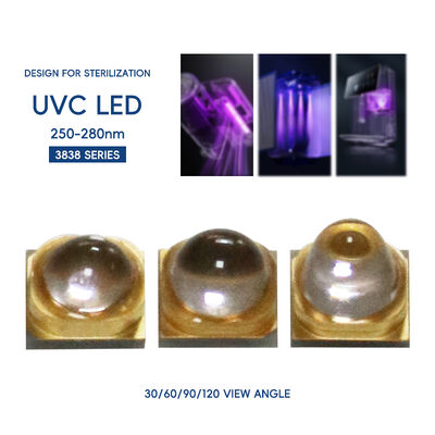 UV Led 270nm 3838 254nm UV LED Alta potenza UV UVC LED UV-C LED 265nm UVC LED 270nm UV-C LED 1W 3W