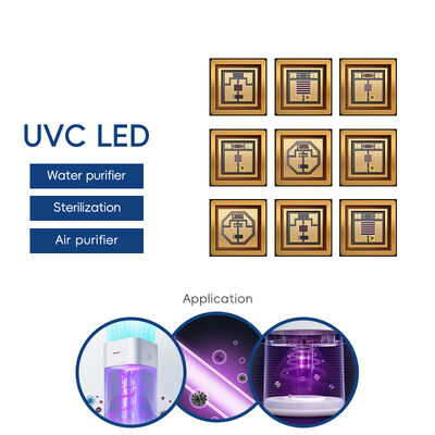 LED UV UV-C LED 3W 110mW 500mA Led 270nm 3838 275nm UV LED di alta potenza UV UVC LED UV-C LED 265nm UVC